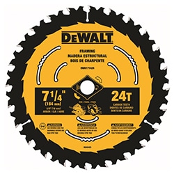 dewalt power saw blade teeth