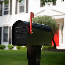 mailbox posts locks slots