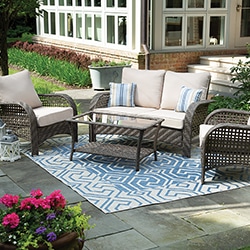 patio furniture sets swings canopies gazebos gliders tables