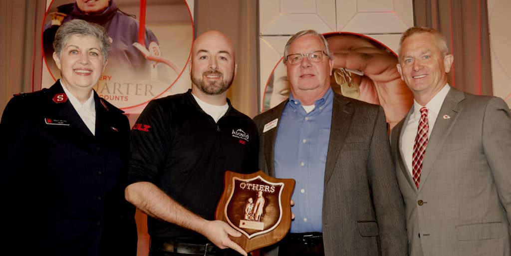 Salvation Army Fan Drive Award Westlake Ace Hardware