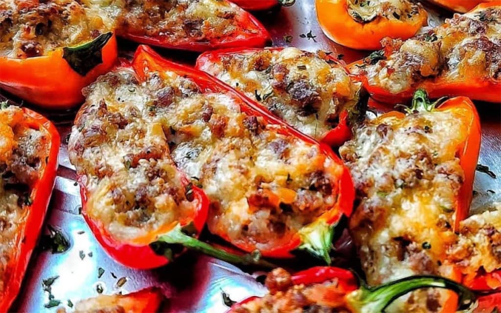 Tailgating Treats Stuffed Peppers