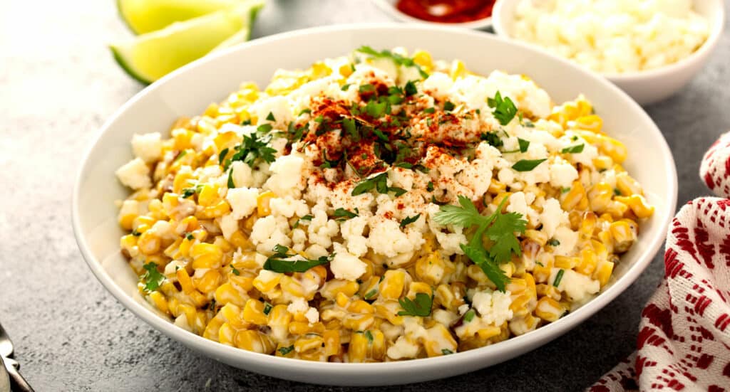 Smoked Elotes Salad from the Big Green Egg Kamado Grill