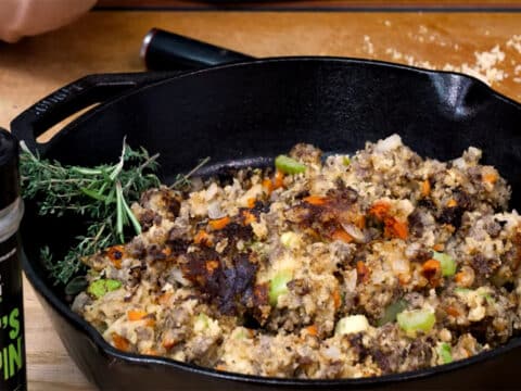 Blackstone Grilled Stuffing recipe by Chef Jason at Ace Hardware