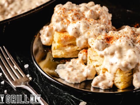 Smoked Biscuits and Gravy recipe by Hey Grill Hey